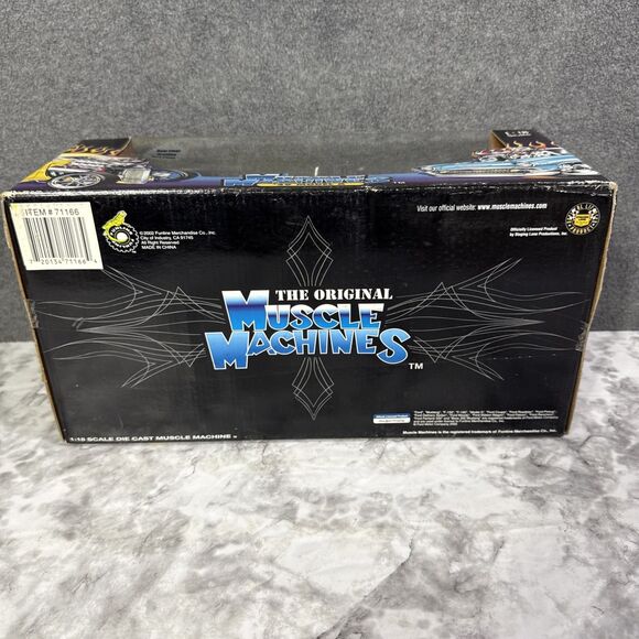 Muscle Machines 1929 Ford Model A 1/18 Funline Gloss Black Die Cast - Picture 6 of 6